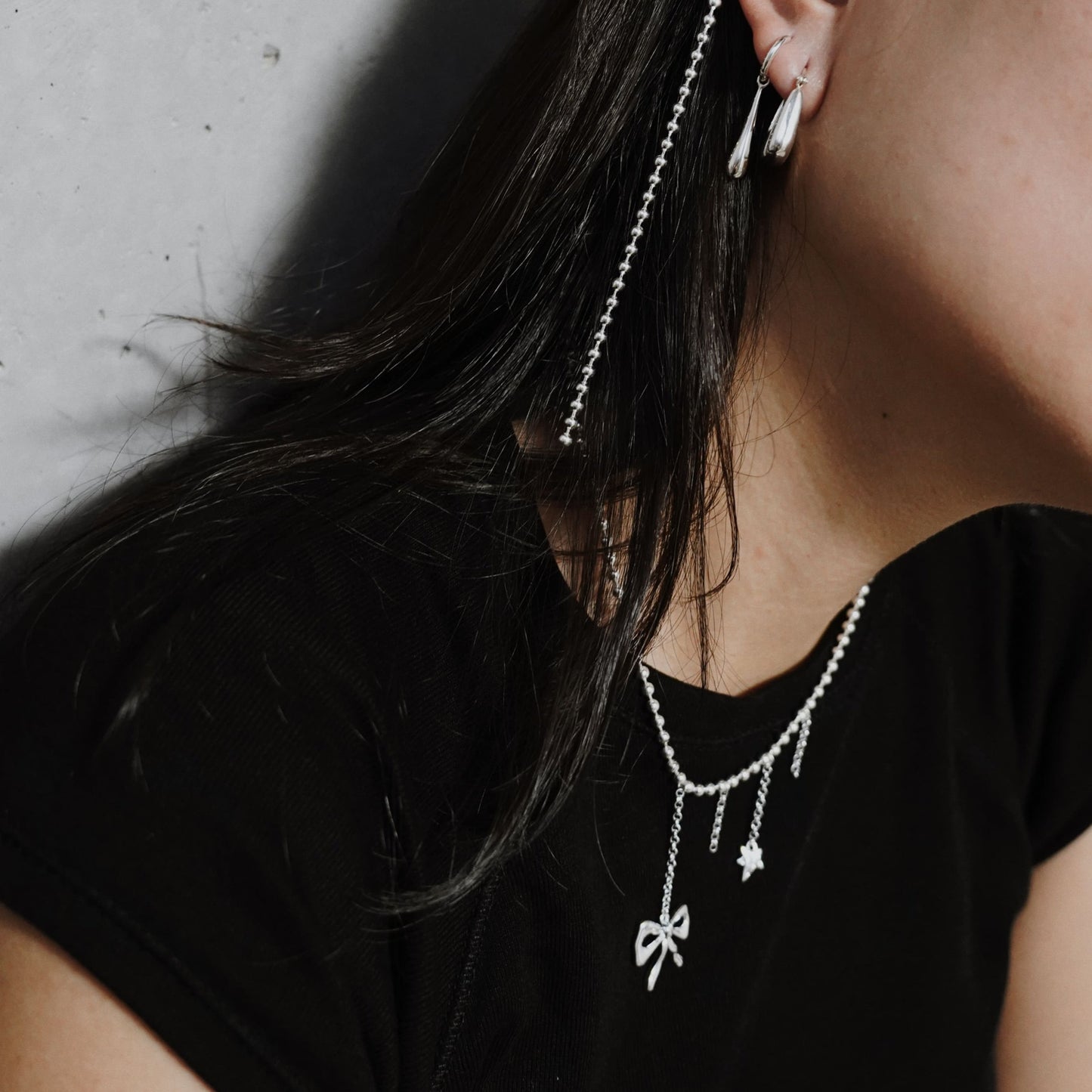 Bow Star Necklace