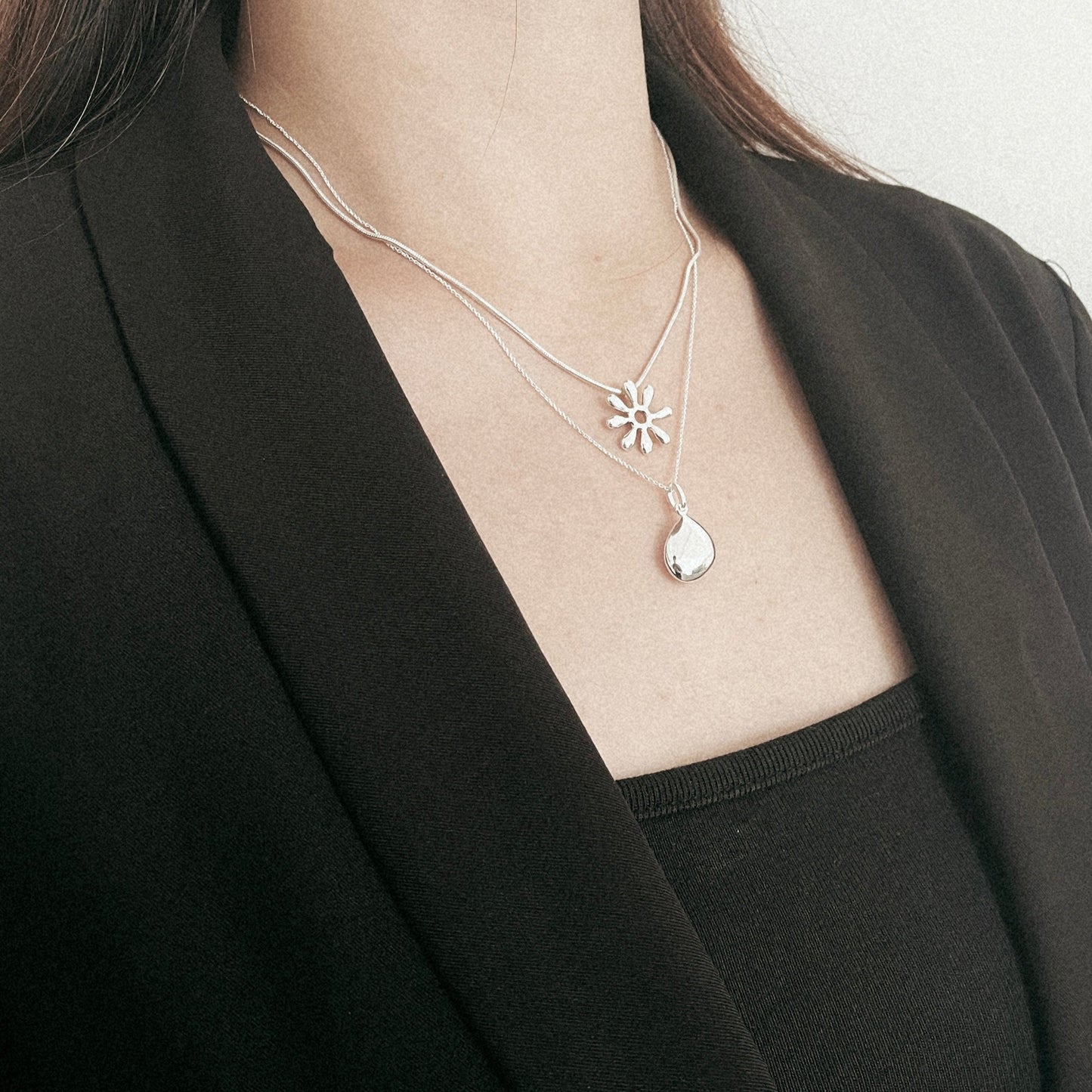 Puffy Pebble Necklace